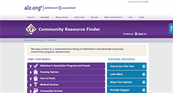 Desktop Screenshot of communityresourcefinder.org