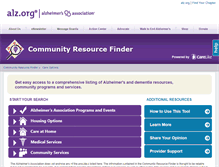 Tablet Screenshot of communityresourcefinder.org